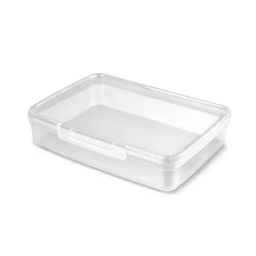 Food Storage Rectangular 4,4L Snap Box Transparent