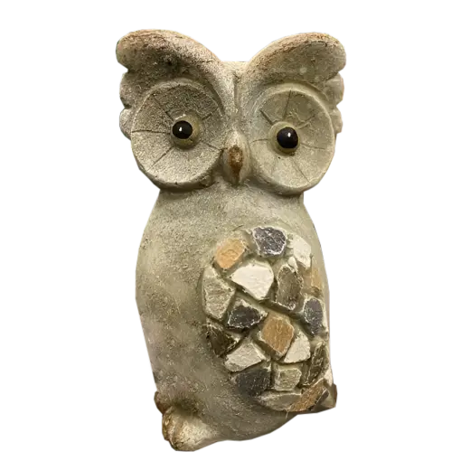 Garden decor Owl 8x15cm