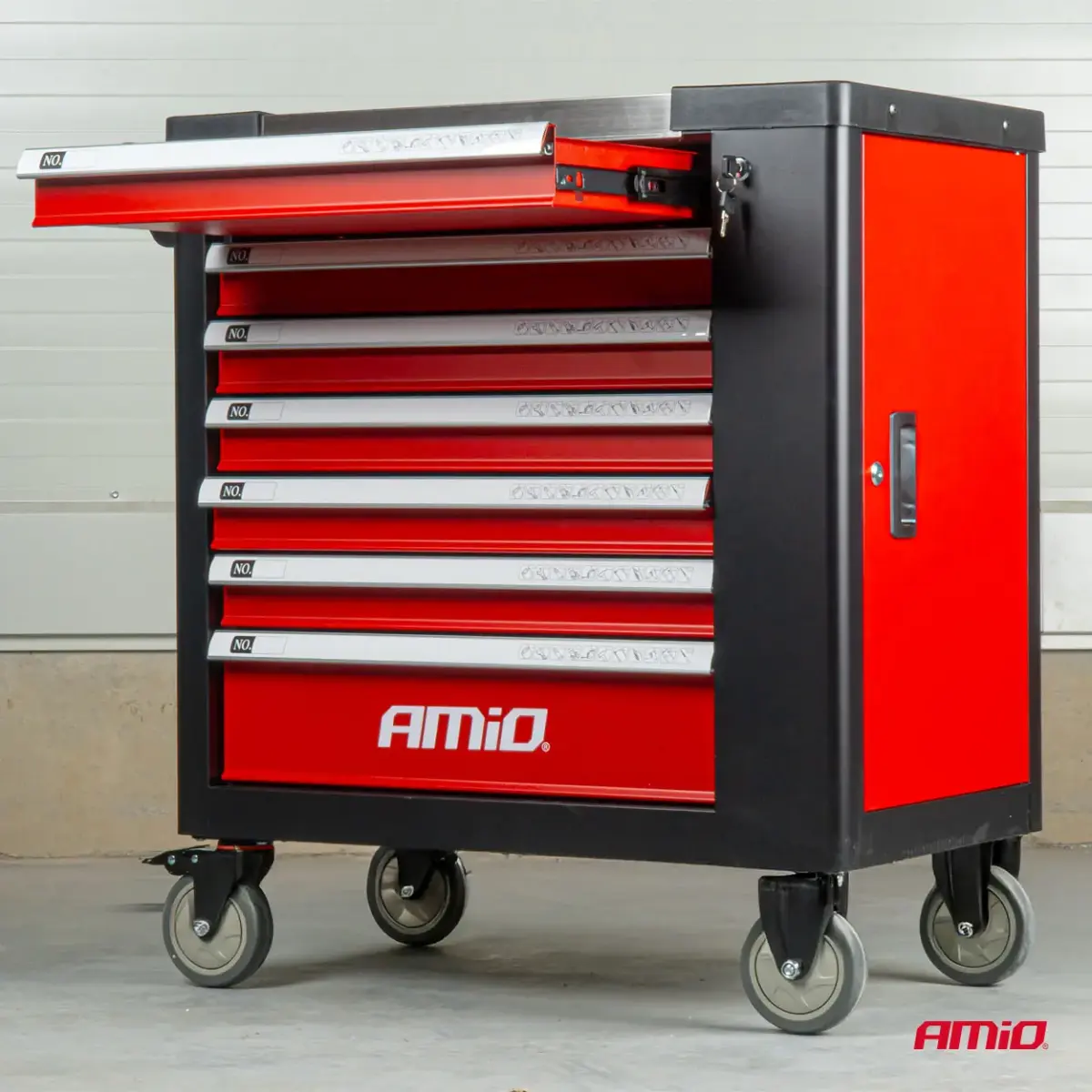 Tool Cabinet with 258-piece Tool Set 840x460x870mm AMIO-04892