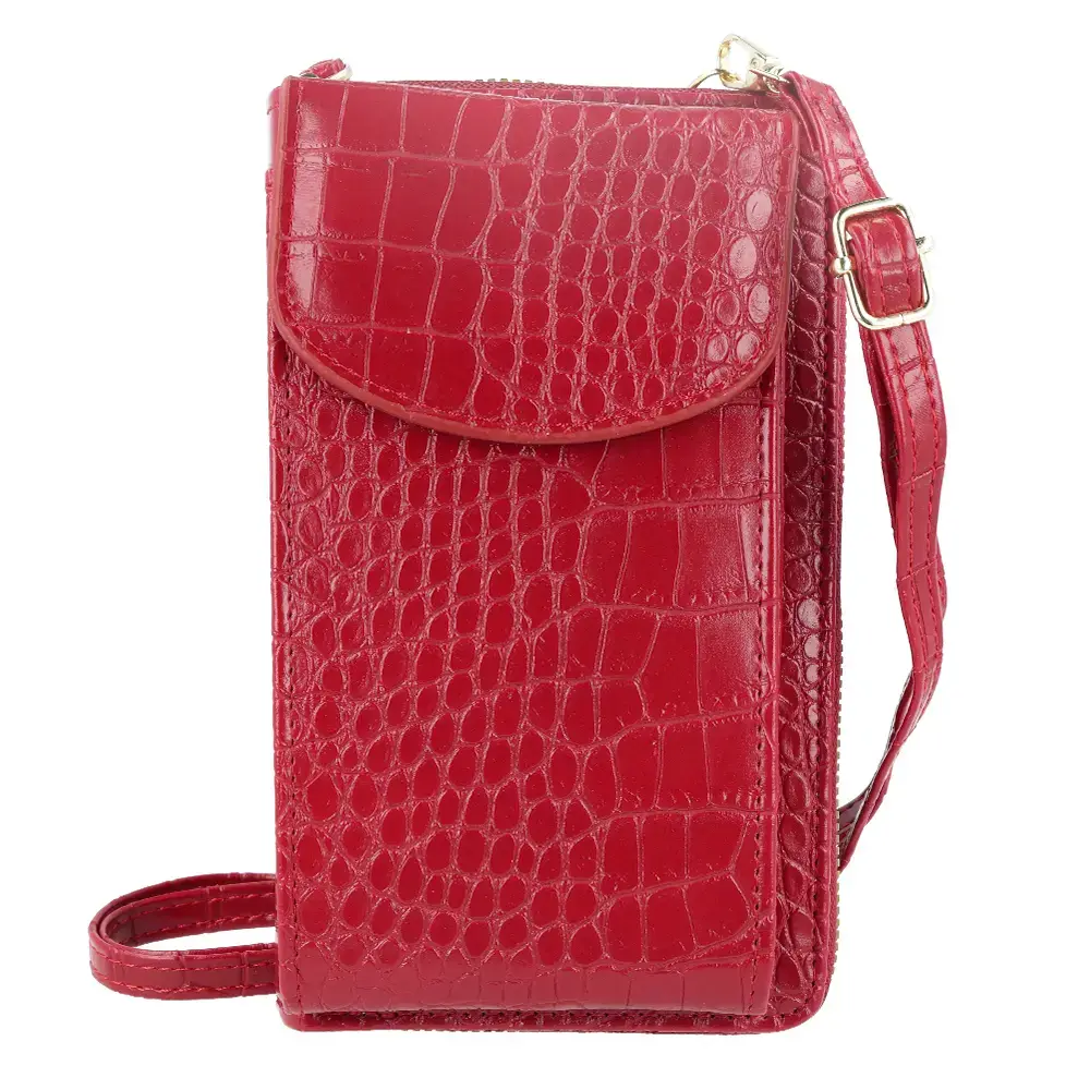 Knitted bag for phone GCW12 red