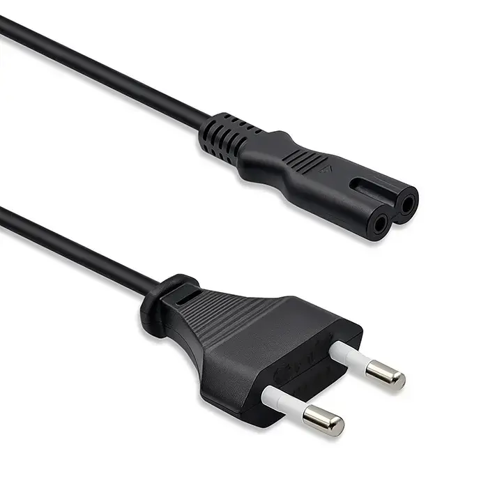 Qoltec Power cable IEC C7 | CEE 7/16 | figure-8| 2x0.75mm² | Pure copper Cu | 3m