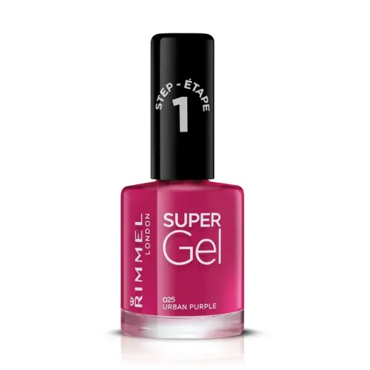 Rimmel Super Gel Nail Polish 025 Urban Purple