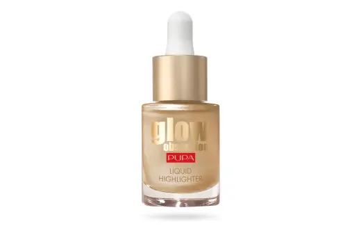 Pupa, Glow Obsession, Paraben-Free, Illuminating, Liquid Highlighter, 100, Sunrise, For Face, 13.5 ml