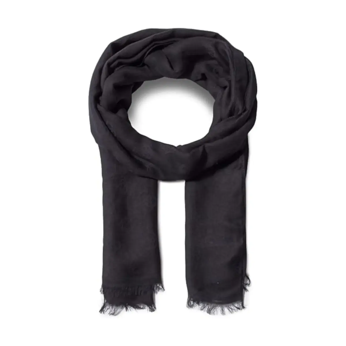 Guess, Ninette Jacquard, Textile Scarf, Black, 8 x 180, For Women