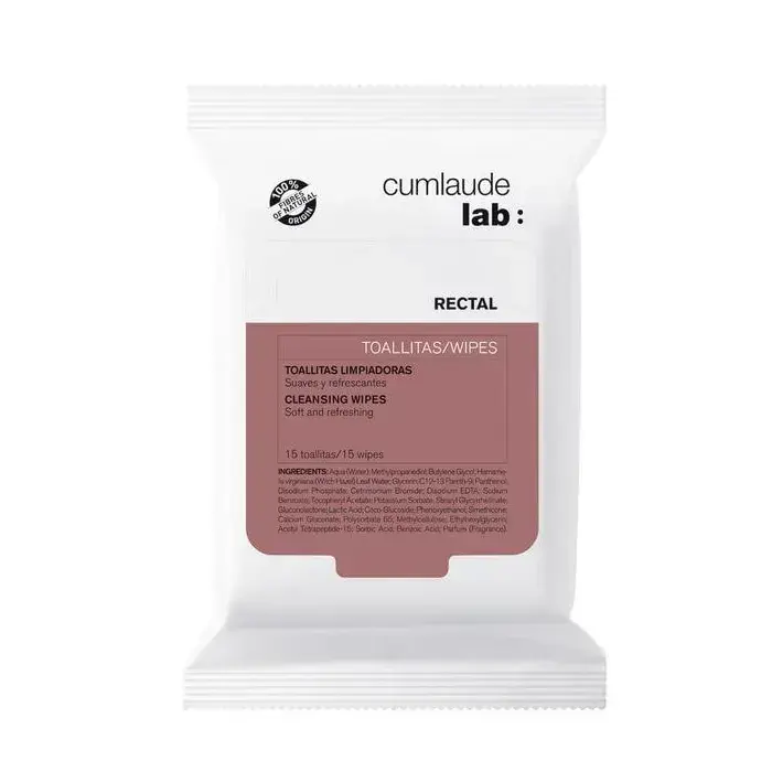 CUMLAUDE Perianal Wipes 15 Units