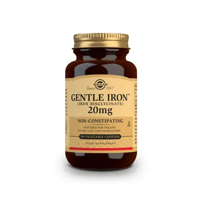 Solgar Hierro Gentle 20mg 180 Capsules