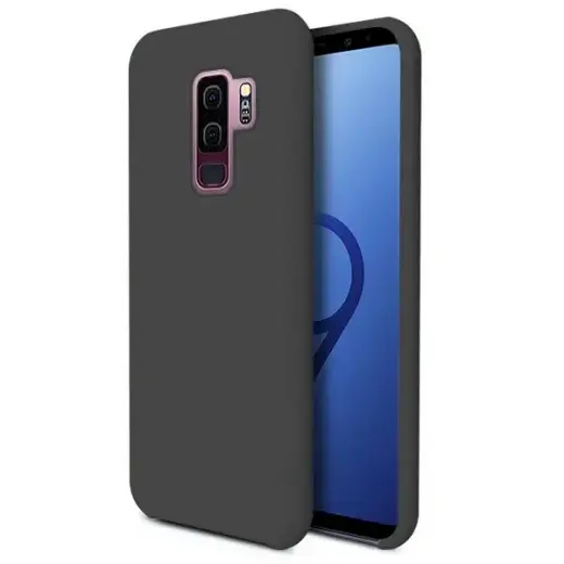 Fusion elegance fibre izturīgs silikona aizsargapvalks Samsung G960 Galaxy S9 melns