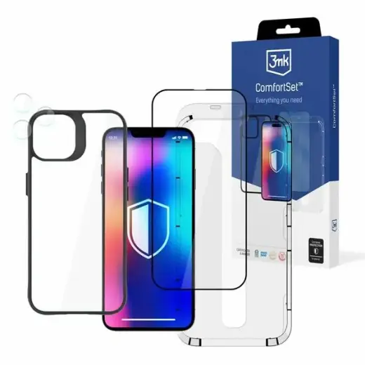 a3MK Comfort Set 4in1 iPhone 13 Pro Max6.7" 4in1 protective accessories set