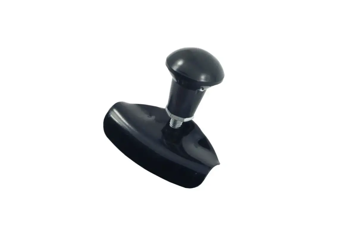 Steering wheel spinner knob, straight, black