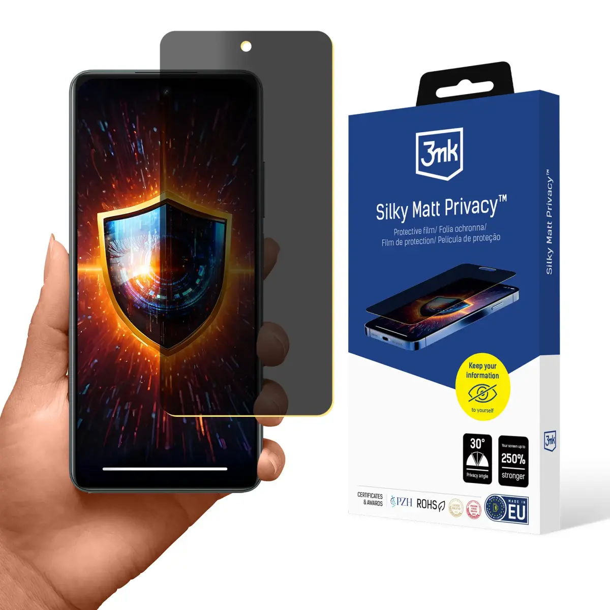 3mk Protection Realme C67 - 3mk Silky Matt Privacy
