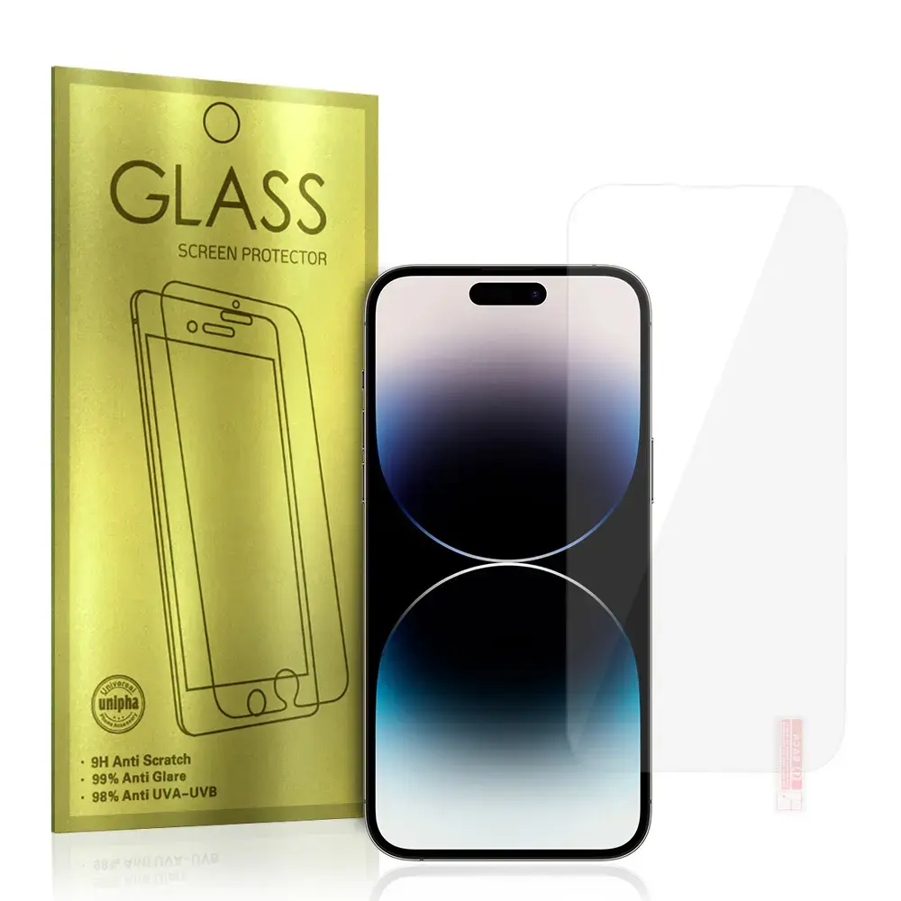 Tempered Glass Gold for IPHONE 14 PRO