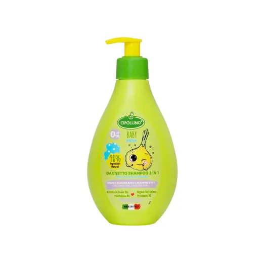 Cipollino, Baby Care, Shower Gel & Shampoo 2-In-1, 250 ml