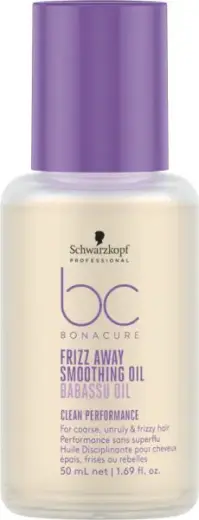 Schwarzkopf Bc Clean Frizz Away Smoothing Oil 50Ml in Clear
