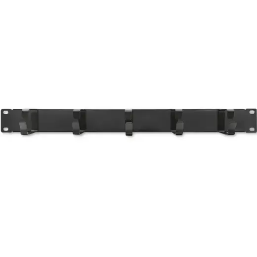 Qoltec Solid Steel Cable Organizer for 19" racks | 1U