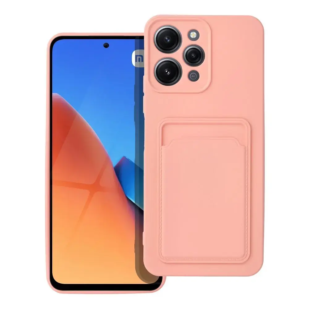 Case for Xiaomi Redmi 12 4G Card Case pink
