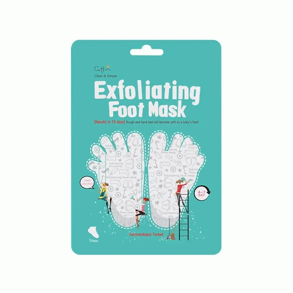 Cettua, Cettua, Exfoliating, Foot Sheet Mask, 2 pcs