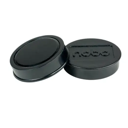 Magnētiskās tāfeles magnēti Nobo 10 paciņās 38mm melni 1.5kg