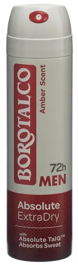 Borotalco Deodorant Spray for Men Dry Amber (Spray Deo) 150 Ml