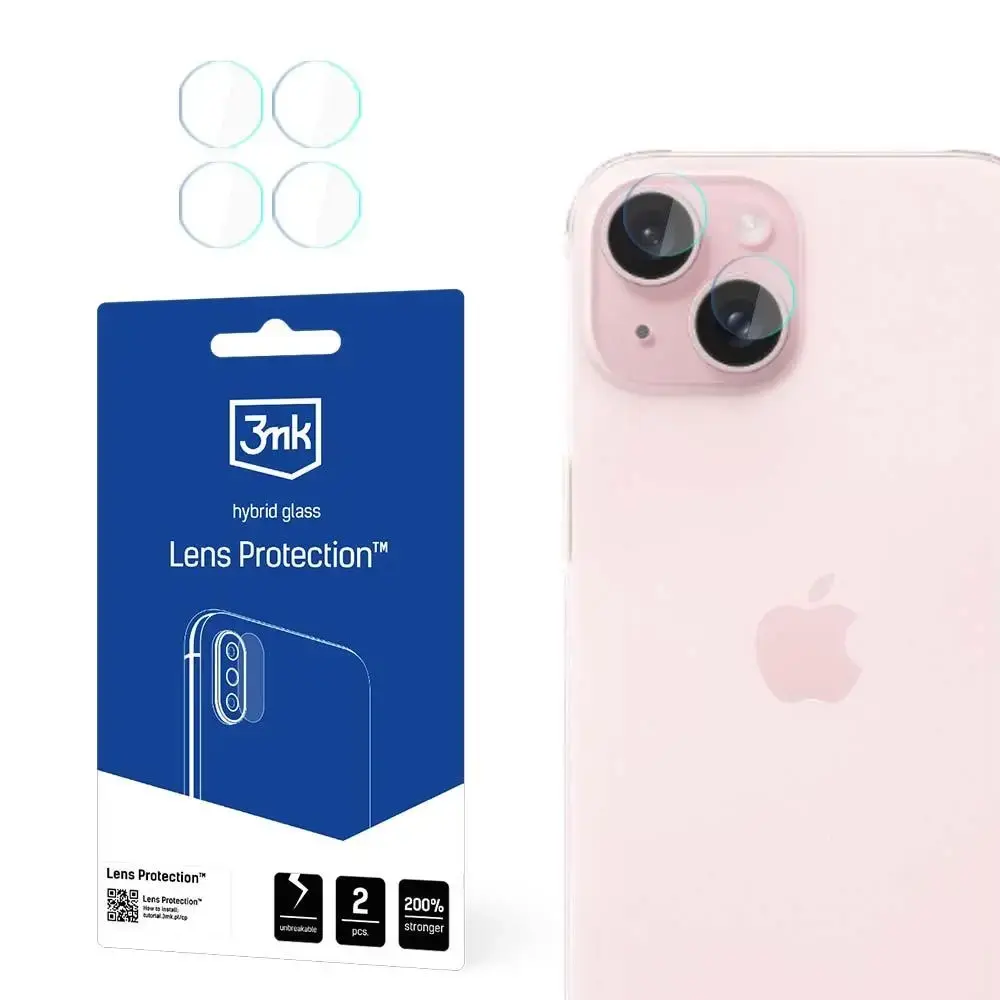 Apple iPhone 15 Plus - 3mk Lens Protectionâ¢