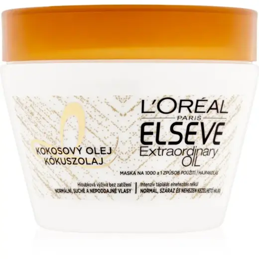 L’oréal Paris Elseve Extraordinary Oil Coconut Nourishing Mask with Coconut Oil for Normal to Dry Hair 300 Ml