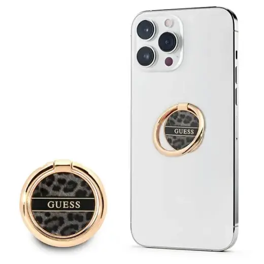 Guess Ring stand GURSHCLEOK czarny|black Leopard