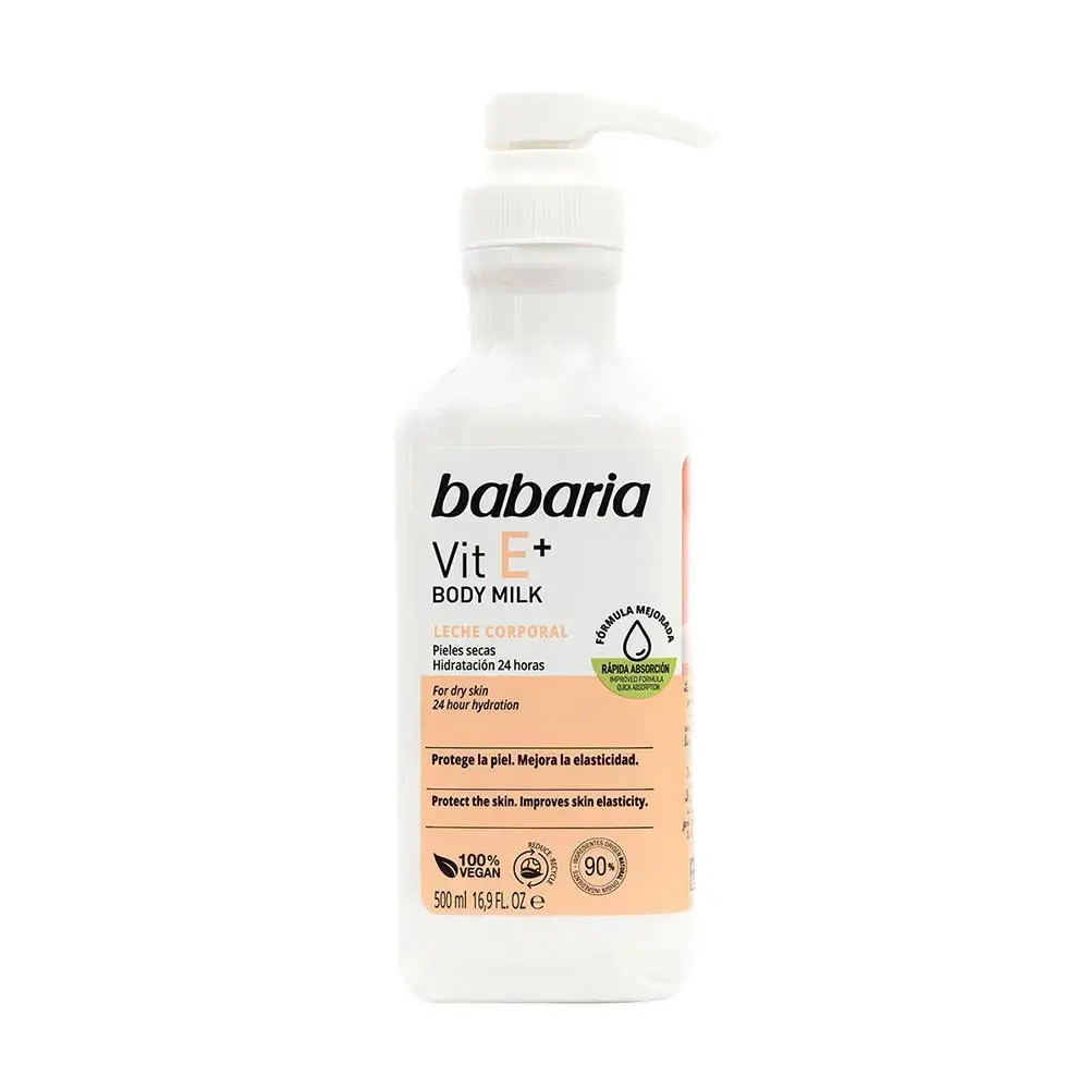 BABARIA Vitamin E Body Milk 500ml