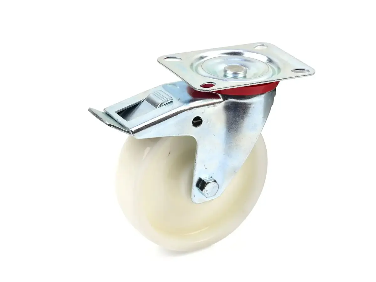 Pöörlev rattaplaat piduriga 125mm PP