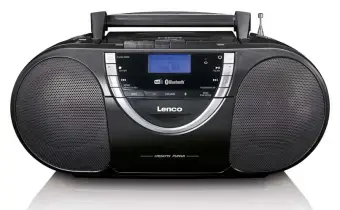 Radio uztvērējs Lenco SCD-6900BK Portable DAB+ FM Radio CD Cassette and Bluetooth