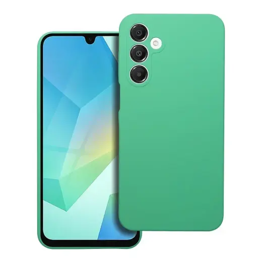Silicone 2mm telefono dėklas Samsung Galaxy A16 4G (A165) | A16 5G (A166) žalias