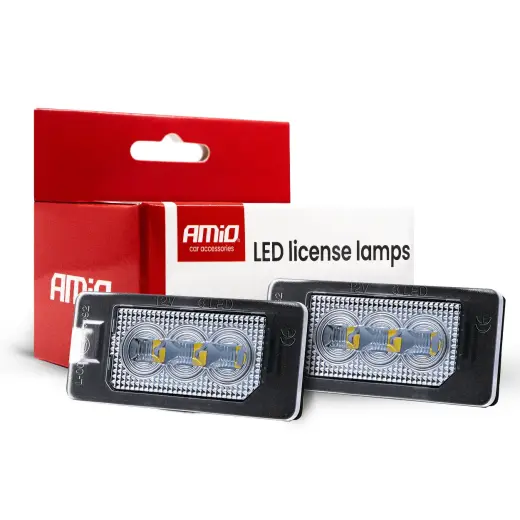 LED license plate lamps CLP02 HP BMW AMIO-04538