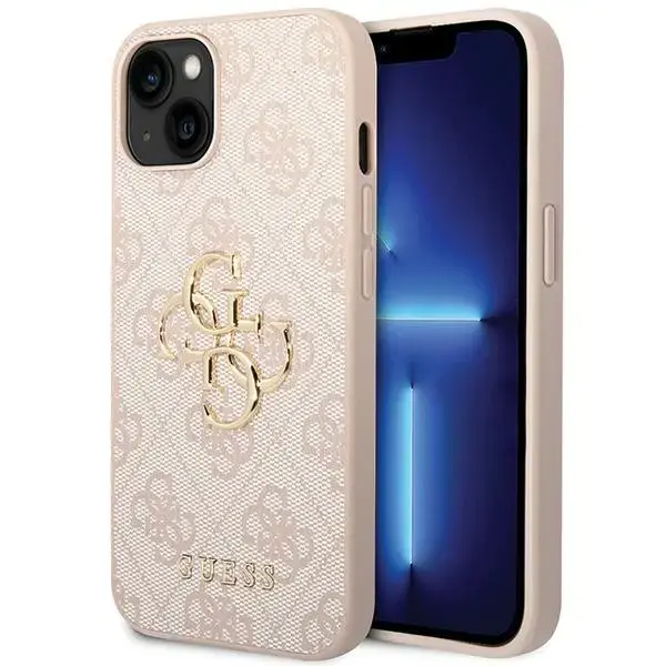 Guess GUHCP15S4GMGPI Apple iPhone 15 6.1 maciņš telefonam rozā