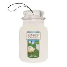 Yankee Candle Auto burku komplekts Clean Cotton