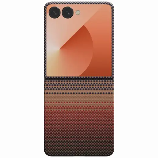 Case PITAKA Ultra-Slim MagSafe for Samsung Galaxy Z Flip7 sunset Photo