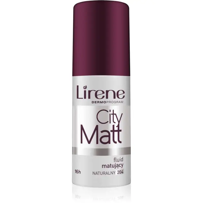 Lirene City Mattifying Liquid Foundation 204 Natural 30 Ml