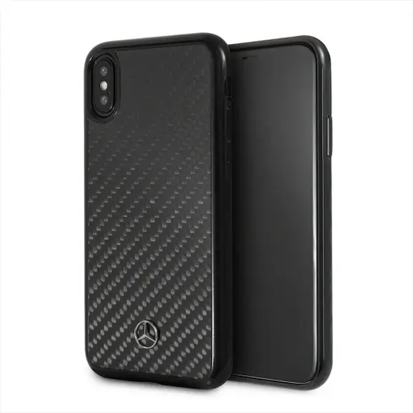 Mercedes MEHCPXRCABK iPhone X|Xs hard case czarny|carbon Dynamic