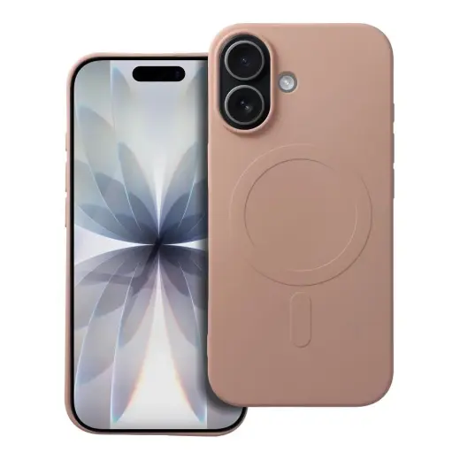 Silicone Mag Cover (big hole) telefono dėklas su MagSafe palaikymu iPhone 17 rožinis