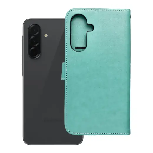 Mezzo mandala knyginio tipo telefono dėklas Samsung Galaxy A36 5G (A366) žalias
