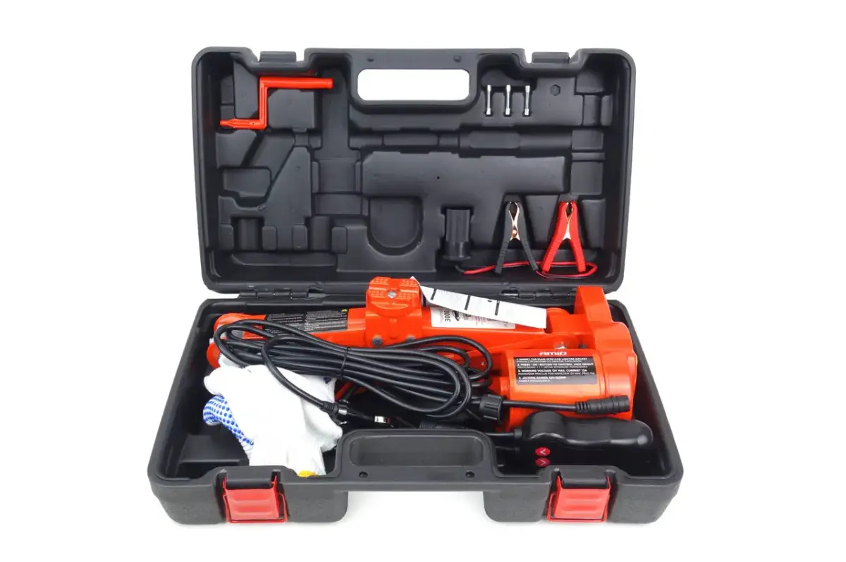 Electric Scissor jack with remote and repair KIT 3T 12V AMIO-02406