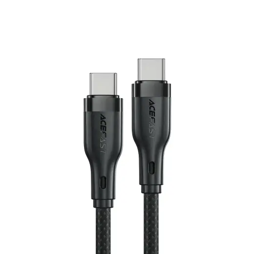 Acefast C8-03 data transfer and charging cable | USB-C to USB-C | 60W | 1.2m | black