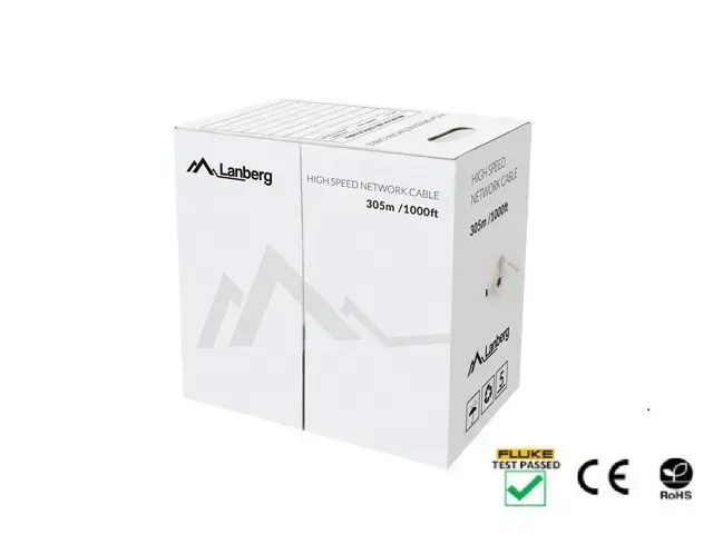 Cable UTP Kat.5e wire LCU5-12CU-0305-BK black