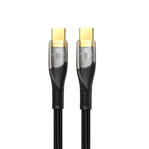 XO NB-Q223B провод для передачи данных и зарядки | USB-C на USB-C | 60W | 1m | черный