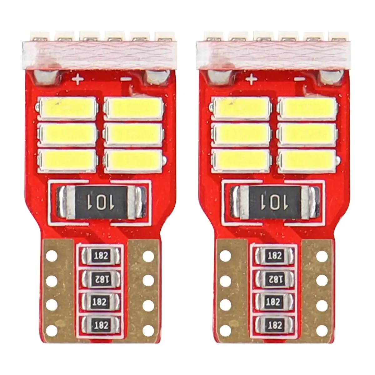LED CANBUS 18SMD 4014 T10e W5W White 12V AMIO-01286