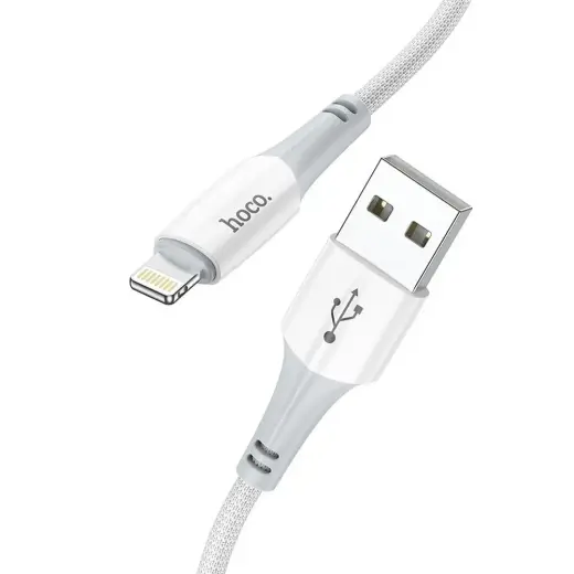 HOCO X70 data transfer and charging cable | USB-A to Lightning | 12W | 1m | white
