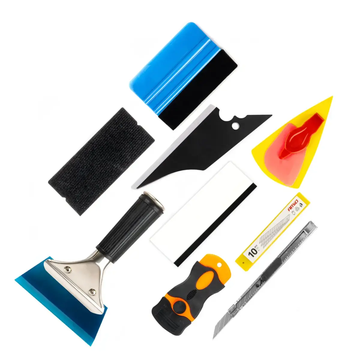 Car film application tools set 24pcs AMIO-03118