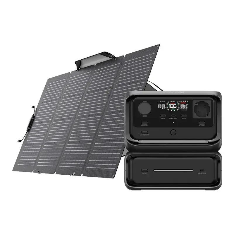 Bundle: Power station EcoFlow River 3 Max + portable solar panel 220W