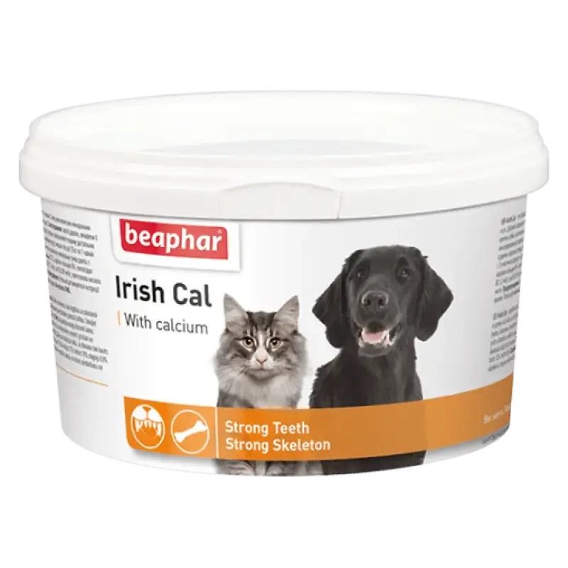 Vitamīnizēta papildbarība - Beaphar Irish Cal, 250 g