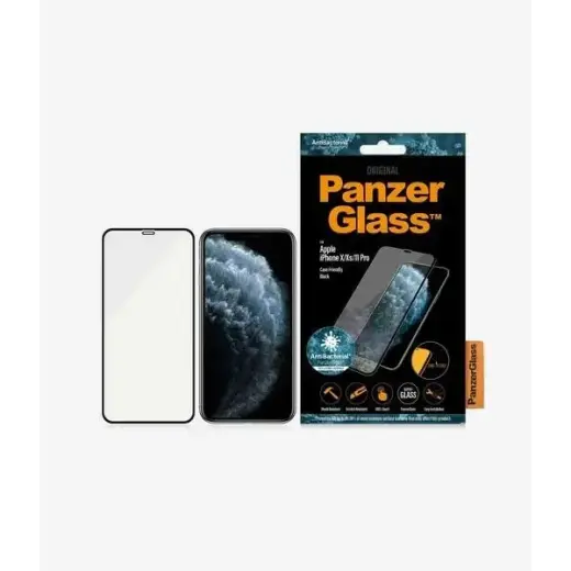 PanzerGlass Ultra-Wide Fit tempered glass for phone iPhone X | iPhone XS | iPhone 11 Pro