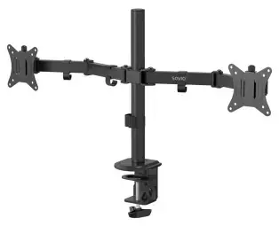 Monitora stiprinājums Savio  17" - 32" Dual monitor desk mount