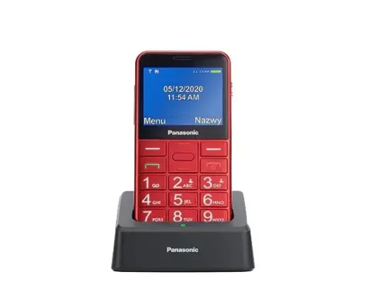 Senior mobile phone KX-TU155 red