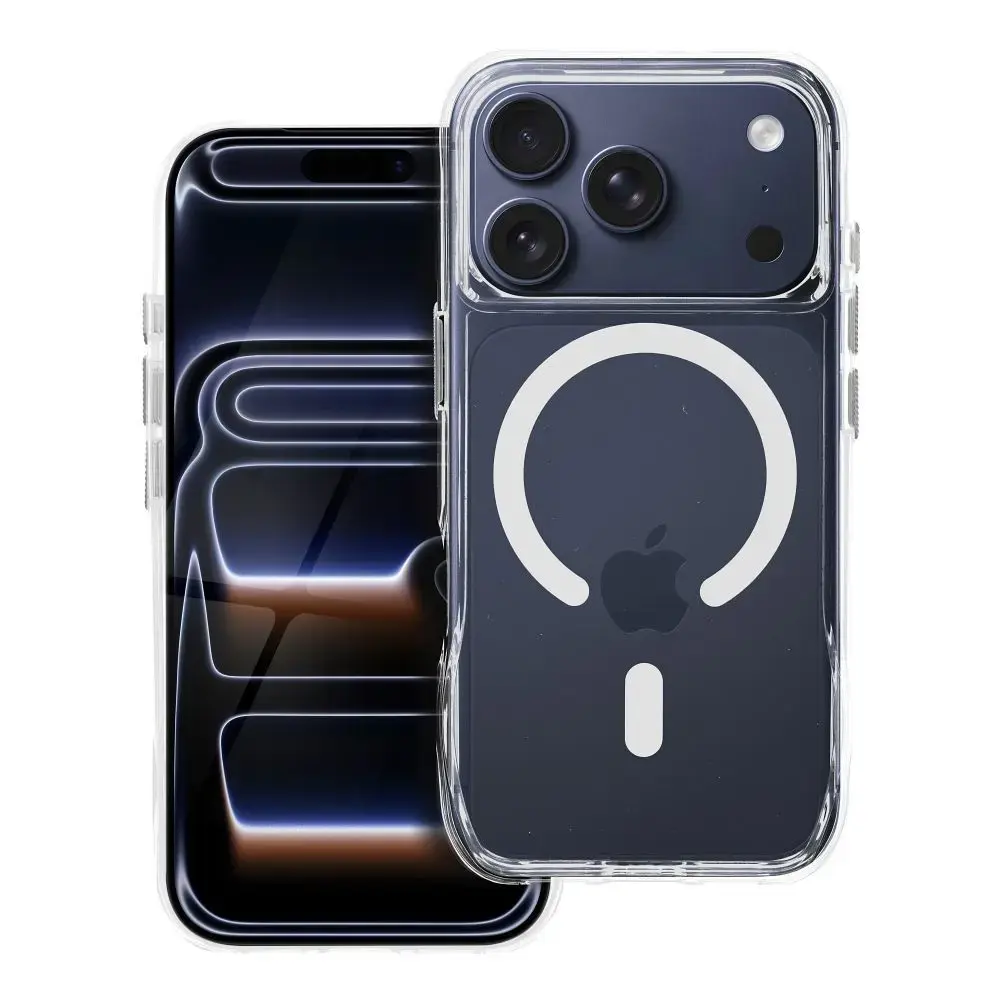 ROAR Slim Defender maciņš ar MagSafe atbalstu telefonam iPhone 17 Pro Max caurspīdīgs